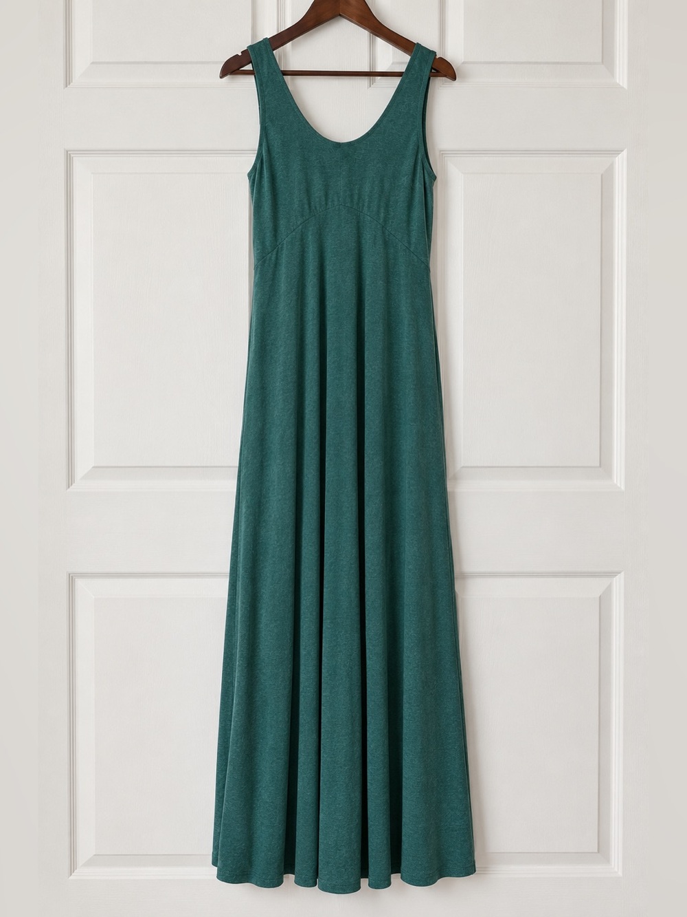 HALARA Teal Green Scoop Neck Maxi Dress NWT